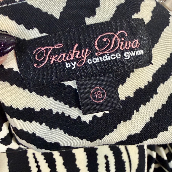 Trashy Diva Gigi’s Zebra Sarong Dress 18 - Picture 3 of 3